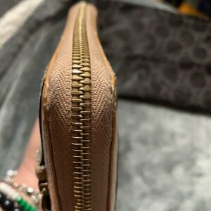 Gucci Micro Microguccissima Belt Zip Around Patent Leather Wallet